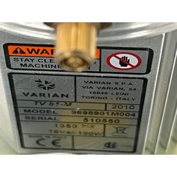 Varian 9698901M004 TV 81-M Turbo Pump
